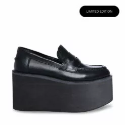 Discount 🌟 SteveMadden LAWRENCE2-0 BLACK LEATHER 💯