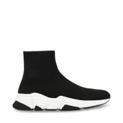 Best reviews of ⭐ SteveMadden GAMETIME BLACK 😀 -Steve Madden Sales Store STEVEMADDEN BOOTIES GAMETIME BLACK SIDE 1