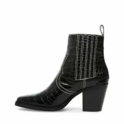Outlet ๐ SteveMadden GENIVA BLACK CROCODILE โญ 11 Outlet ๐ SteveMadden GENIVA BLACK CROCODILE โญ -Steve Madden Sales Store STEVEMADDEN BOOTIES GENIVA BLACK CROCODILE INSIDE