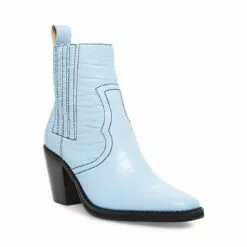 Brand new ✔️ SteveMadden GENIVA LIGHT BLUE CROCODILE ❤️ 10 Brand new ✔️ SteveMadden GENIVA LIGHT BLUE CROCODILE ❤️ -Steve Madden Sales Store STEVEMADDEN BOOTIES GENIVA LIGHT BLUE CROCODILE