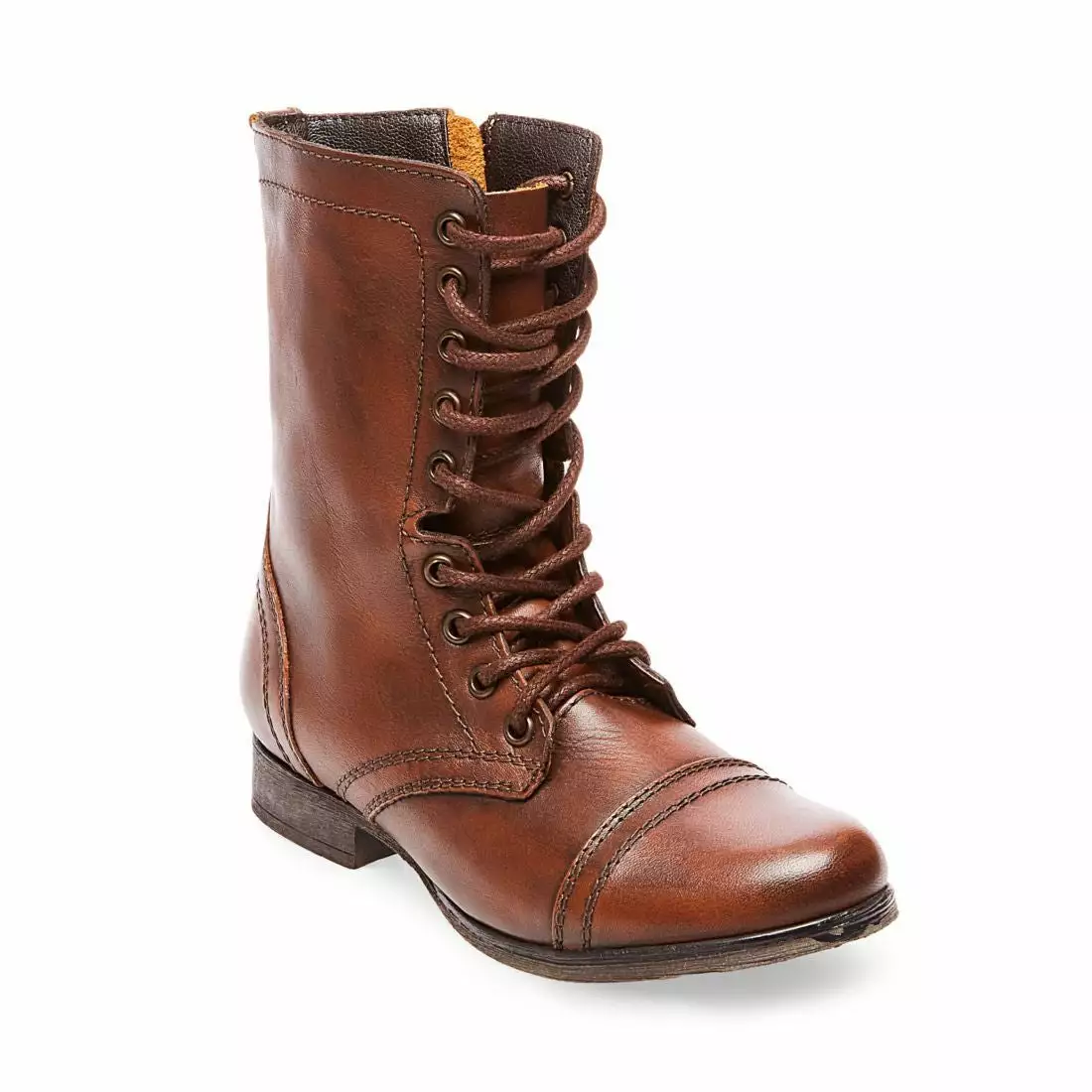 New ⌛ SteveMadden TROOPA BROWN LEATHER ✔️ 4 New ⌛ SteveMadden TROOPA BROWN LEATHER ✔️ - Image 2