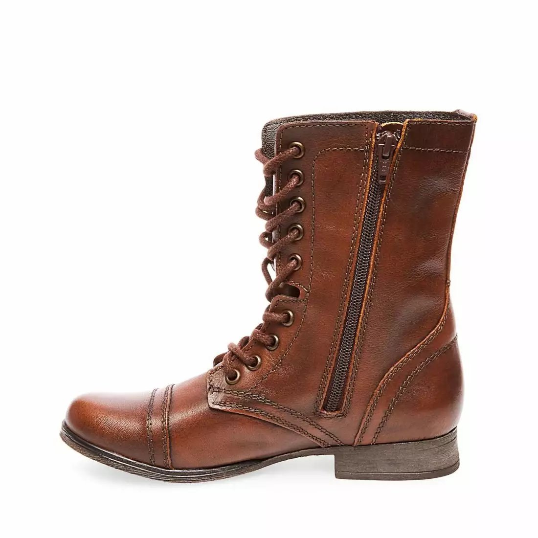 New ⌛ SteveMadden TROOPA BROWN LEATHER ✔️ 5 New ⌛ SteveMadden TROOPA BROWN LEATHER ✔️ - Image 3