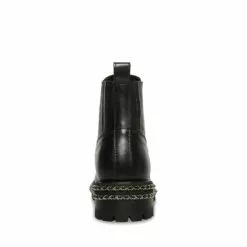 Coupon 🛒 SteveMadden GALENA BLACK LEATHER ✔️ -Steve Madden Sales Store STEVEMADDEN BOOTS GALENA BLACK BACK