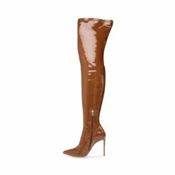 New 💯 SteveMadden VAVA COGNAC PATENT 👏 -Steve Madden Sales Store STEVEMADDEN BOOTS VAVA COGNAC PATENT INSIDE
