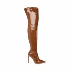 Cheapest 🧨 SteveMadden VAVA RED PARIS 🧨 -Steve Madden Sales Store STEVEMADDEN BOOTS VAVA COGNAC PATENT SIDE 6