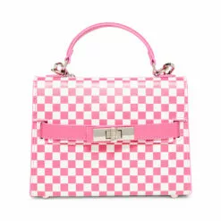 Best Pirce 🌟 STEVEMADDEN BDIGNIFY BLACK/WHITE 🧨 -Steve Madden Sales Store STEVEMADDEN HANDBAGS BDIGNIFY PINK CHECKER 3