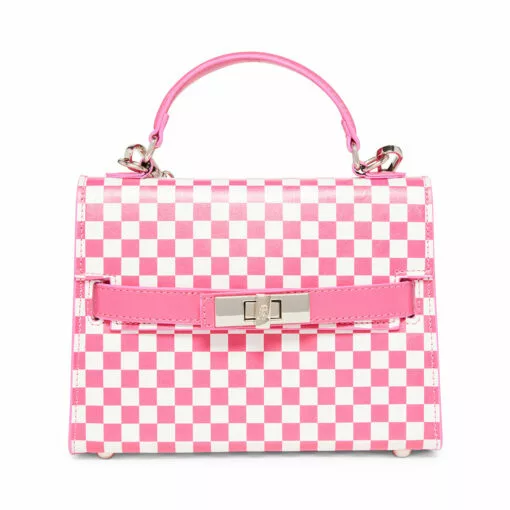 Best Pirce 😍 STEVEMADDEN BDIGNIFY PINK/WHITE 🛒 -Steve Madden Sales Store STEVEMADDEN HANDBAGS BDIGNIFY PINK CHECKER 4