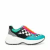 Coupon 🤩 SteveMadden LEADER BRIGHT MULTI 🛒 -Steve Madden Sales Store STEVEMADDEN INTL LEADER BLUE MULTI SIDE