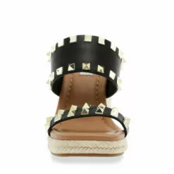 Wholesale 🛒 SteveMadden MACKIE-S BLACK MULTI 🧨 -Steve Madden Sales Store STEVEMADDEN INTL MACKIE S BLACK LEATHER FRONT