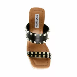 Wholesale 🛒 SteveMadden MACKIE-S BLACK MULTI 🧨 -Steve Madden Sales Store STEVEMADDEN INTL MACKIE S BLACK LEATHER TOP