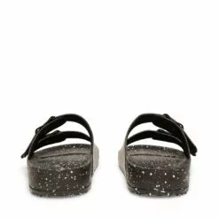 New 👏 SteveMadden TEDDY-T BLACK MULTI 🧨 -Steve Madden Sales Store STEVEMADDEN MADDEN GIRL TEDDY P BLACK WHITE SPECKLES BACK