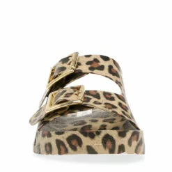 Discount 🧨 SteveMadden EVANNE LEOPARD 😍 -Steve Madden Sales Store STEVEMADDEN SANDALS EVANNE NEW LEOPARD FRONT