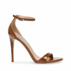 Promo 😀 SteveMadden KASSANDRA COGNAC PATENT 🔔