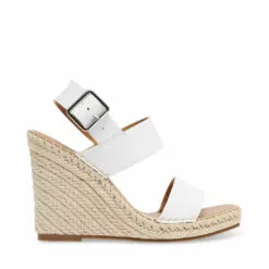 Best deal ๐งจ SteveMadden MERIDIAN WHITE LEATHER ๐ 15 Best deal ๐งจ SteveMadden MERIDIAN WHITE LEATHER ๐ -Steve Madden Sales Store STEVEMADDEN SANDALS MERIDIAN WHITE LEATHER SIDE 2