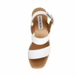 Best deal ๐งจ SteveMadden MERIDIAN WHITE LEATHER ๐ 12 Best deal ๐งจ SteveMadden MERIDIAN WHITE LEATHER ๐ -Steve Madden Sales Store STEVEMADDEN SANDALS MERIDIAN WHITE LEATHER TOP