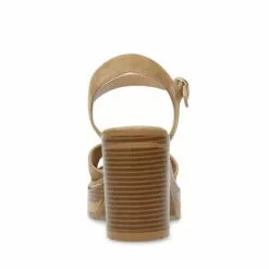 Flash Sale 🧨 SteveMadden SHAKER SAND SUEDE ⌛ -Steve Madden Sales Store STEVEMADDEN SANDALS SHAKER SAND SUEDE BACK