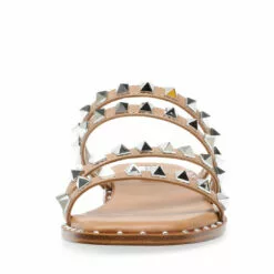 Brand new 🔔 SteveMadden SKYLER TAN 👍 -Steve Madden Sales Store STEVEMADDEN SANDALS SKYLER TAN FRONT