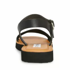 Outlet ⭐ STEVEMADDEN AVALON BLACK LEATHER 🎁 -Steve Madden Sales Store STEVEMADDEN SHOES AVALON BLACK LEATHER BACK