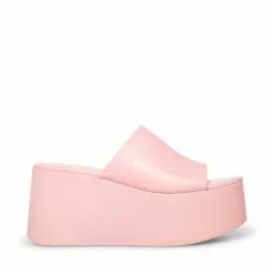 Hot Sale ❤️ SteveMadden CHRISTA BONE LEATHER 🔥 -Steve Madden Sales Store STEVEMADDEN SHOES CHRISTA PINK SIDE 1