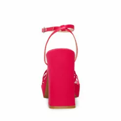 Best Sale ⌛ SteveMadden DISCO PINK SATIN 👍 14 Best Sale ⌛ SteveMadden DISCO PINK SATIN 👍 -Steve Madden Sales Store STEVEMADDEN SHOES DISCO PINK SATIN BACK
