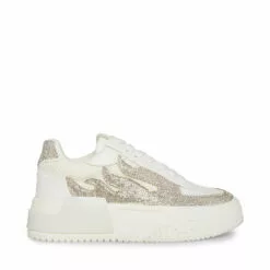 Cheap ⌛ STEVEMADDEN FLAMES WHITE 🎉 -Steve Madden Sales Store STEVEMADDEN SHOES FIRE STARTER WHITE SIDE 2