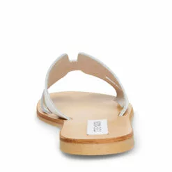 Outlet 🛒 SteveMadden GREECE WHITE LEATHER ✨ -Steve Madden Sales Store STEVEMADDEN SHOES GREECE WHITE LEATHER BACK