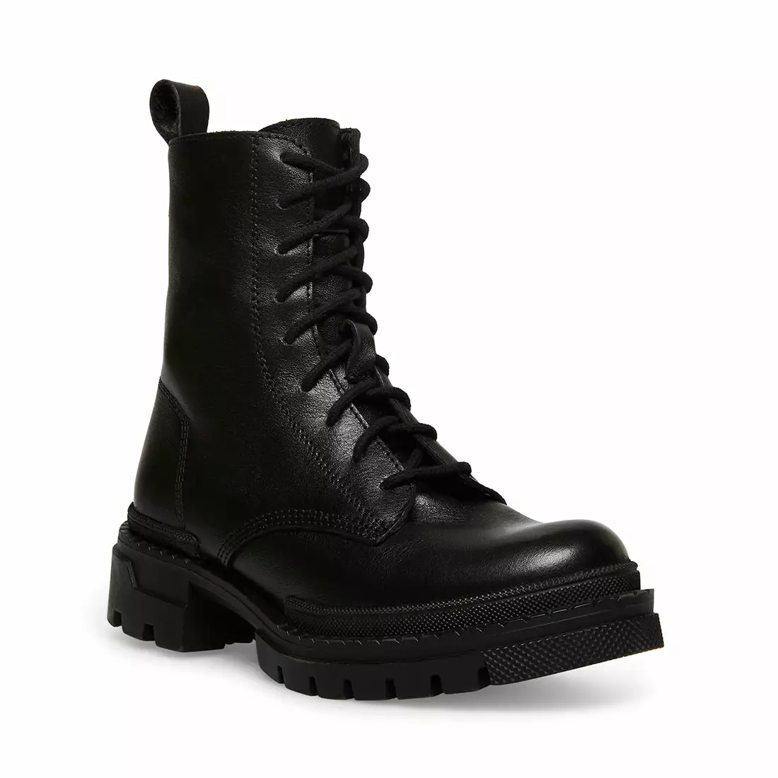 Top 10 😀 SteveMadden JAMISYN BLACK LEATHER ✨ 4 Top 10 😀 SteveMadden JAMISYN BLACK LEATHER ✨ - Image 2