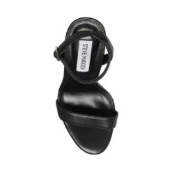 Buy 💯 SteveMadden JUSTIFY BLACK LEATHER 😀 -Steve Madden Sales Store STEVEMADDEN SHOES JUSTIFY BLACK LEATHER TOP