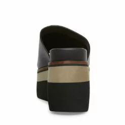 Budget ⭐ SteveMadden KING BLACK LEATHER ⭐ -Steve Madden Sales Store STEVEMADDEN SHOES KING BLACK BACK