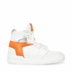 Best Sale 🌟 SteveMadden BIZZY WHITE RED ❤️