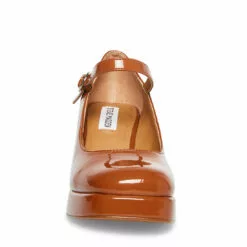 Hot Sale ๐ SteveMadden MINGLE COGNAC PATENT ๐งจ 14 Hot Sale ๐ SteveMadden MINGLE COGNAC PATENT ๐งจ -Steve Madden Sales Store STEVEMADDEN SHOES MINGLE COGNAC PATENT FRONT