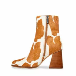 Outlet 😀 SteveMadden NARA-C BROWN/TAN 🤩 -Steve Madden Sales Store STEVEMADDEN SHOES NARA C BROWN TAN INSIDE