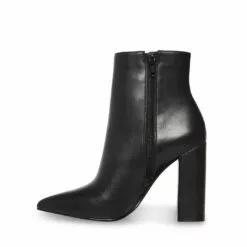 Discount ❤️ SteveMadden NOTICED BLACK LEATHER 🔥 -Steve Madden Sales Store STEVEMADDEN SHOES NOTICE BLACK LEATHER INSIDE