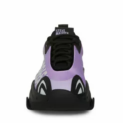 Cheapest ๐ STEVEMADDEN PEAK BLACK/PURPLE โญ 12 Cheapest ๐ STEVEMADDEN PEAK BLACK/PURPLE โญ -Steve Madden Sales Store STEVEMADDEN SHOES PACKIN BLACK PURPLE FRONT