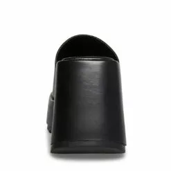 New 🎉 SteveMadden PEPE30 BLACK LEATHER 🔥 -Steve Madden Sales Store STEVEMADDEN SHOES PEPE30 BLACK LEATHER BACK