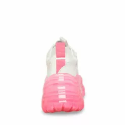 Discount ⨠SteveMadden REVEL WHITE/PINK 𧨠13 Discount ⨠SteveMadden REVEL WHITE/PINK 𧨠-Steve Madden Sales Store STEVEMADDEN SHOES REVEL WHITE PINK BACK