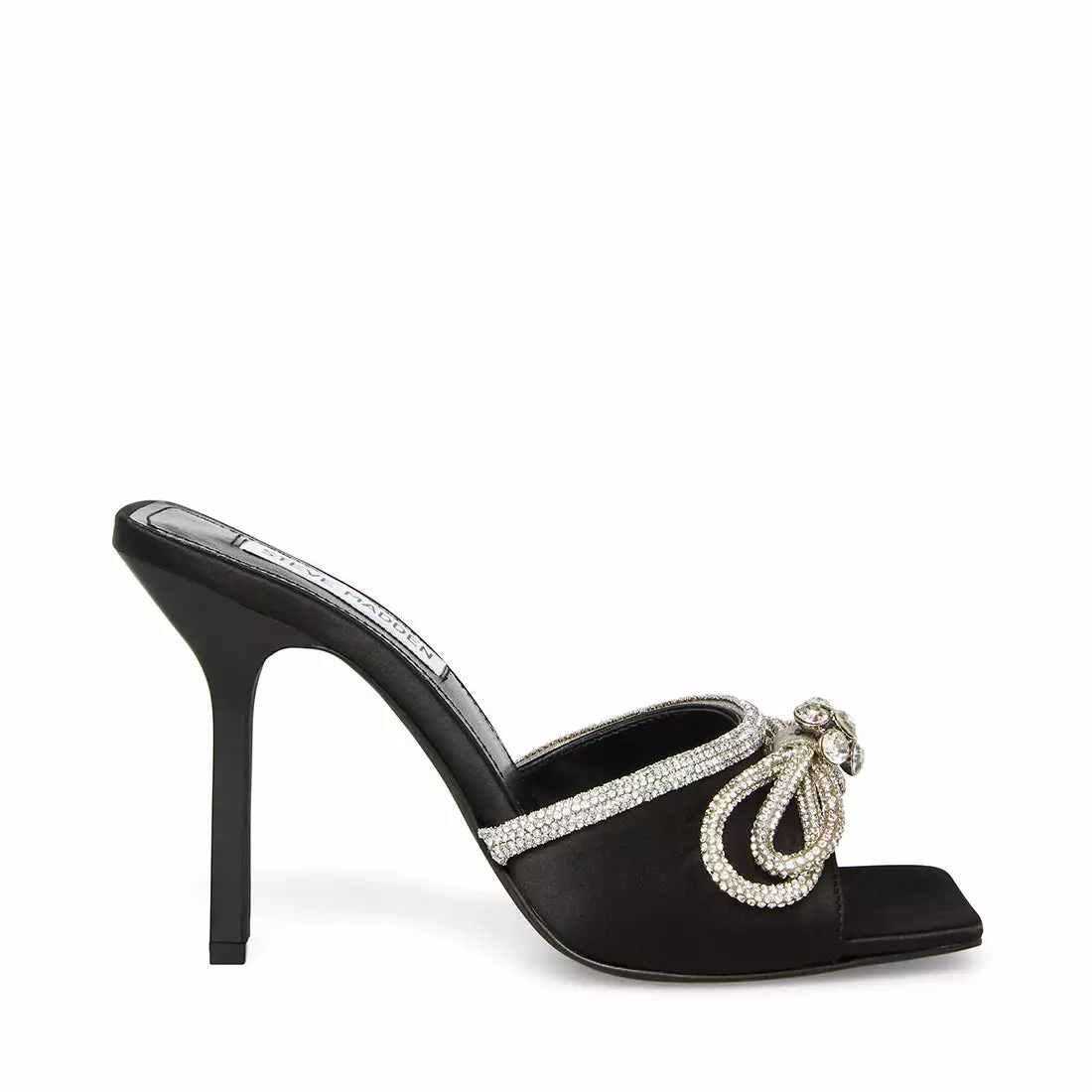 Discount 👏 STEVEMADDEN EMBELLISH BLACK SATIN ⌛ 8 Discount 👏 STEVEMADDEN EMBELLISH BLACK SATIN ⌛ - Image 6