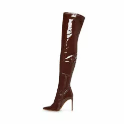 Hot Sale ⌛ SteveMadden VAVA BROWN PATENT ❤️ -Steve Madden Sales Store STEVEMADDEN SHOES VAVA BROWN PATENT INSIDE