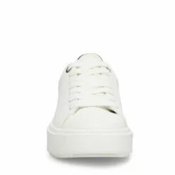 Best deal 🎁 SteveMadden CATCHER WHITE BLACK 🎁 -Steve Madden Sales Store STEVEMADDEN SNEAKER CHARLIE WHITE BLACK FRONT