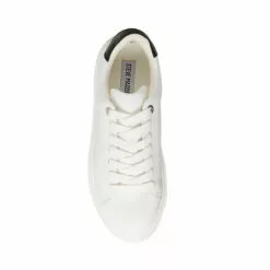 Best deal 🎁 SteveMadden CATCHER WHITE BLACK 🎁 -Steve Madden Sales Store STEVEMADDEN SNEAKER CHARLIE WHITE BLACK TOP