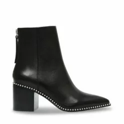 Top 10 ๐ SteveMadden AQUARIUS BLACK LEATHER โ 14 Top 10 ๐ SteveMadden AQUARIUS BLACK LEATHER โ -Steve Madden Sales Store STEVEMADDEN BOOTIES AQUARIUS BLACK LEATHER SIDE 2