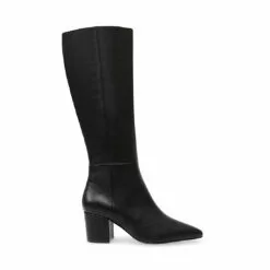 Promo ⭐ SteveMadden FORREST BLACK LEATHER 😍 13 Promo ⭐ SteveMadden FORREST BLACK LEATHER 😍 -Steve Madden Sales Store STEVEMADDEN BOOTIES FORREST BLACK LEATHER SIDE 1