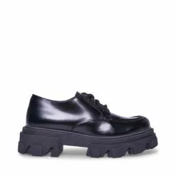 Outlet 🔥 SteveMadden HELGA BLACK LEATHER ⭐ 14 Outlet 🔥 SteveMadden HELGA BLACK LEATHER ⭐ -Steve Madden Sales Store STEVEMADDEN CASUAL HELGA BLACK LEATHER SIDE 1