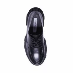 Outlet 🔥 SteveMadden HELGA BLACK LEATHER ⭐ 12 Outlet 🔥 SteveMadden HELGA BLACK LEATHER ⭐ -Steve Madden Sales Store STEVEMADDEN CASUAL HELGA BLACK LEATHER TOP