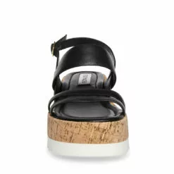 Best Sale ✔️ SteveMadden ATHENA BLACK LEATHER ⌛ -Steve Madden Sales Store STEVEMADDEN SHOES ATHENA BLACK LEATHER FRONT