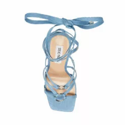 Top 10 ⭐ SteveMadden BELLA DENIM FABRIC 👏 -Steve Madden Sales Store STEVEMADDEN SHOES BELLA DENIM TOP