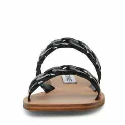 Promo ✨ SteveMadden BONNI BLACK 💯 -Steve Madden Sales Store STEVEMADDEN SHOES BONNI BLACK FRONT