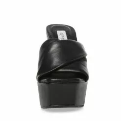 Wholesale ⭐ SteveMadden BRIANNA BLACK LEATHER 🧨 11 Wholesale ⭐ SteveMadden BRIANNA BLACK LEATHER 🧨 -Steve Madden Sales Store STEVEMADDEN SHOES BRIANNA BLACK FRONT 1