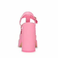 Best Sale ✔️ SteveMadden CARLITA PINK LEATHER ❤️ 14 Best Sale ✔️ SteveMadden CARLITA PINK LEATHER ❤️ -Steve Madden Sales Store STEVEMADDEN SHOES CARLITA PINK LEATHER BACK 2