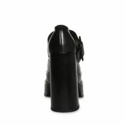 New ๐ฏ SteveMadden CARLY BLACK LEATHER ๐ฏ 13 New ๐ฏ SteveMadden CARLY BLACK LEATHER ๐ฏ -Steve Madden Sales Store STEVEMADDEN SHOES CARLY BLACK LEATHER BACK